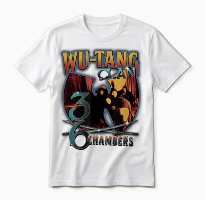 Photo of Clan Wu-Tang 36 Chambers Unisex T-Shirt - White