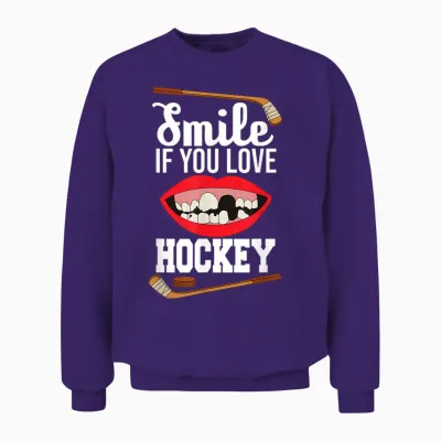 Lustig - Eishockey - Eishockey - Sport - Profisport Unisex Sweatshirt - Purple