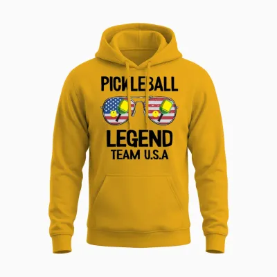 Pickle Ball Funny Unisex Hoodie - Gold