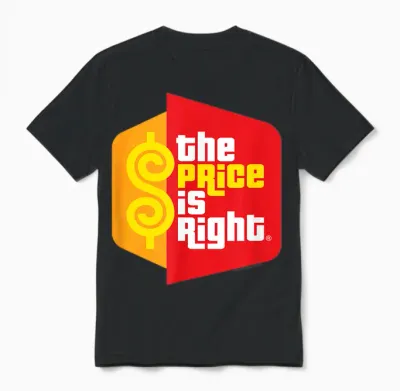 Price Is Right - Original Logo Unisex T-Shirt - Black