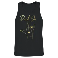 Rock on Bachelorette Party Unisex Tank Top - Black – 2