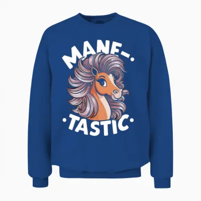 Horses and Humor for Every Horse Lover And Unisex Sweatshirt - Royal
