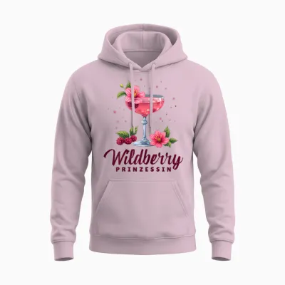 Wildberry Princess Costume I Summer Cocktail Party Women's T-Shirt, White Unisex Hoodie - Light Pink