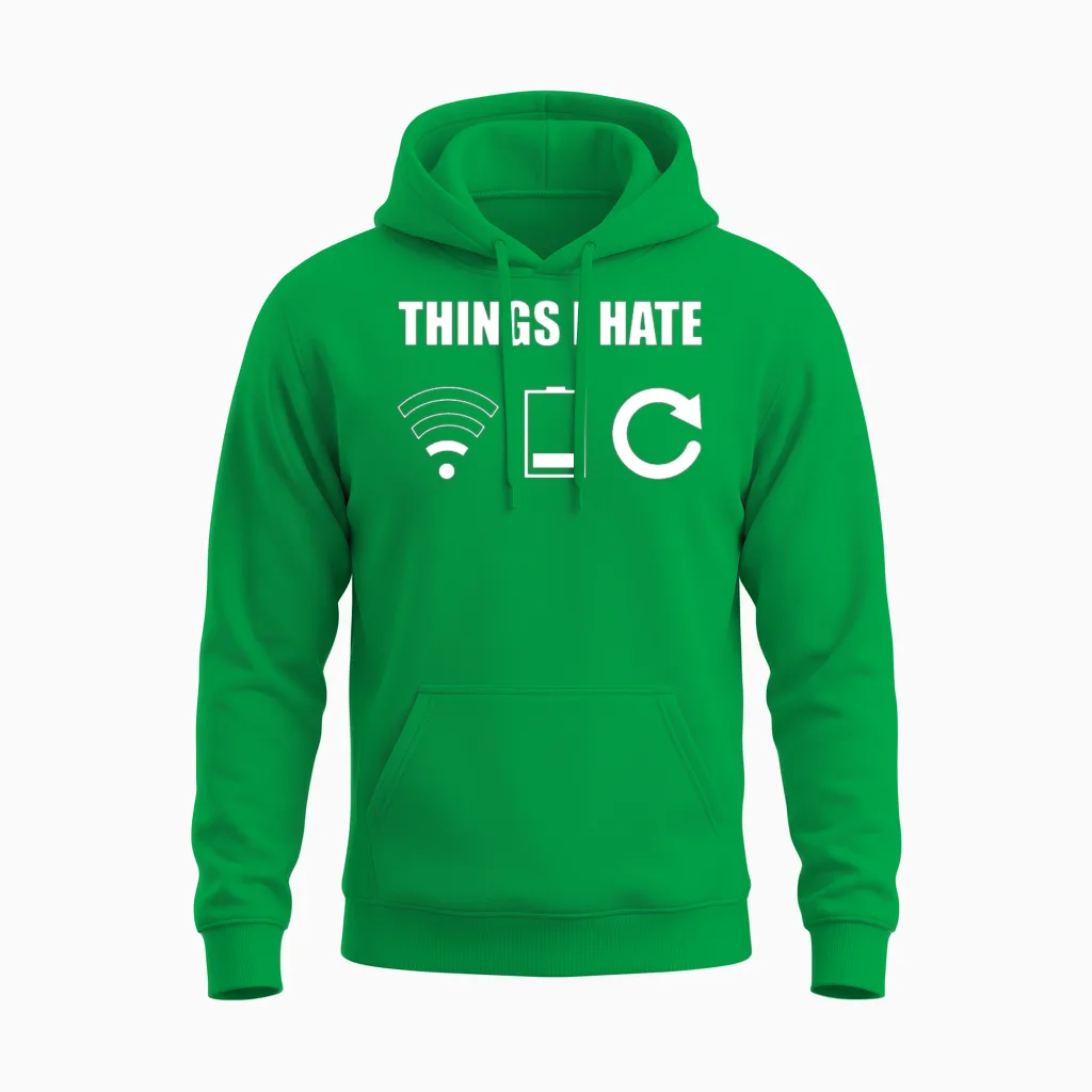 Programmer Gamer Teenage Gift Unisex Hoodie in Irish Green