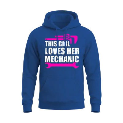 Funny Mechanic Unisex Hoodie - Royal