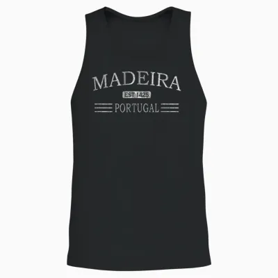 Madeira Portugal Cv1 Unisex Tank Top - Black