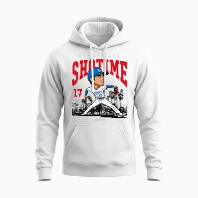 Shohei Ohtani | Los Angeles Baseball Mlb Player | Mlboht3005 Unisex Hoodie - White