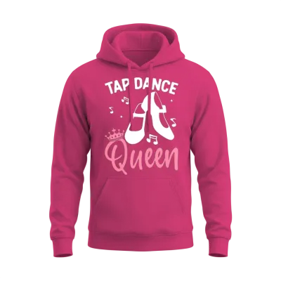 Dancing Female Tap Dancer Unisex Hoodie - Heliconia