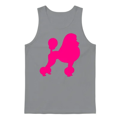 Poodle Unisex Tank Top - Sport Grey