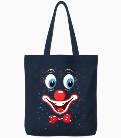 Clown Karneval Kostüm Clownskostüm Clowns Fancy Dress Tote Bags - Navy