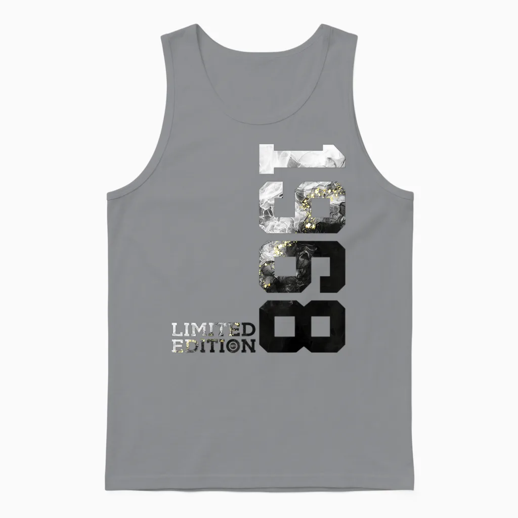 58 Jahre 58. Geburtstag Limited Edition 1968 Unisex Tank Top in Sport Grey