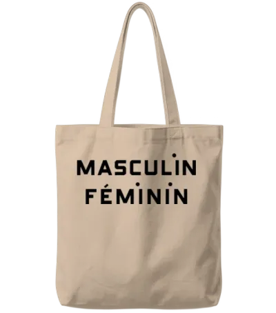 Masculin Féminin Tote Bags - Natural