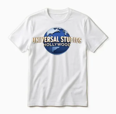 Universal Parks Universal Studios Hollywood Unisex T-Shirt - White