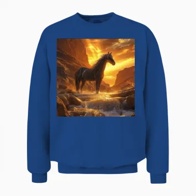Horse Unisex Sweatshirt - Royal