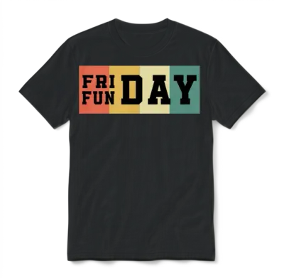 Friday Funday Unisex T-Shirt - Black