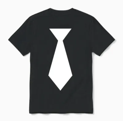 Tie Unisex T-Shirt - Black
