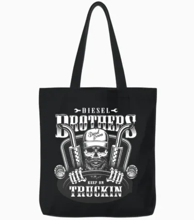 Diesel Brothers Tote Bags - Black