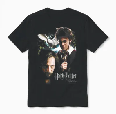 Harry Potter Harry and Sirius T-Shirt, Black, S Unisex T-Shirt - Black