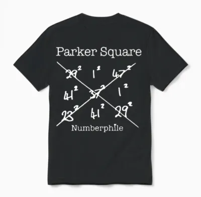 Parker Square Unisex T-Shirt - Black