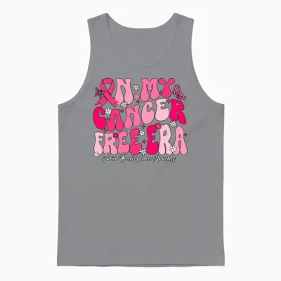 In My Cancer Free Era Survivor Breast Cancer Unisex Tank Top - Sport Grey