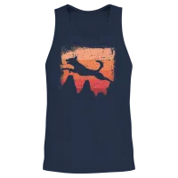 Dog Agility — Lovers Gift Unisex Tank Top - Navy – 2