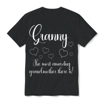 Granny the Most Funny Unisex T-Shirt - Black