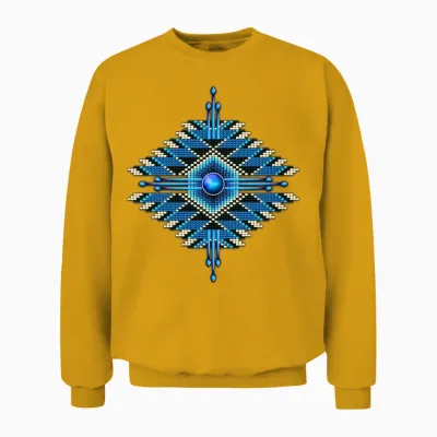 Native Sunburst 31 Unisex Sweatshirt - Gold