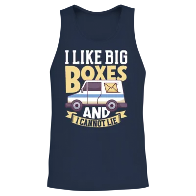 Postal Worker Mail Lady Mail Carrier Postal Unisex Tank Top - Navy