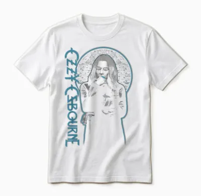 Ozzy Osbourne Patient Nummer 9 Unisex T-Shirt - White