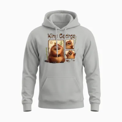 Disney and Pixar's Hoppers King George King of the Beavers Unisex Hoodie - Ash