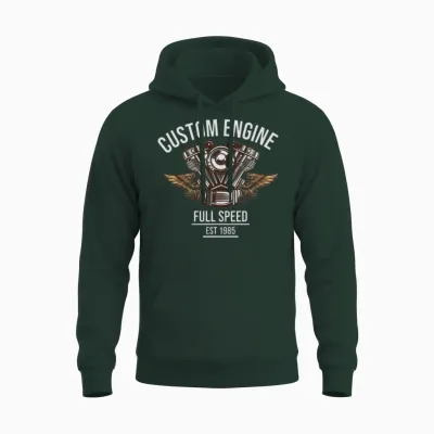 Custom Engine Unisex Hoodie - Forest