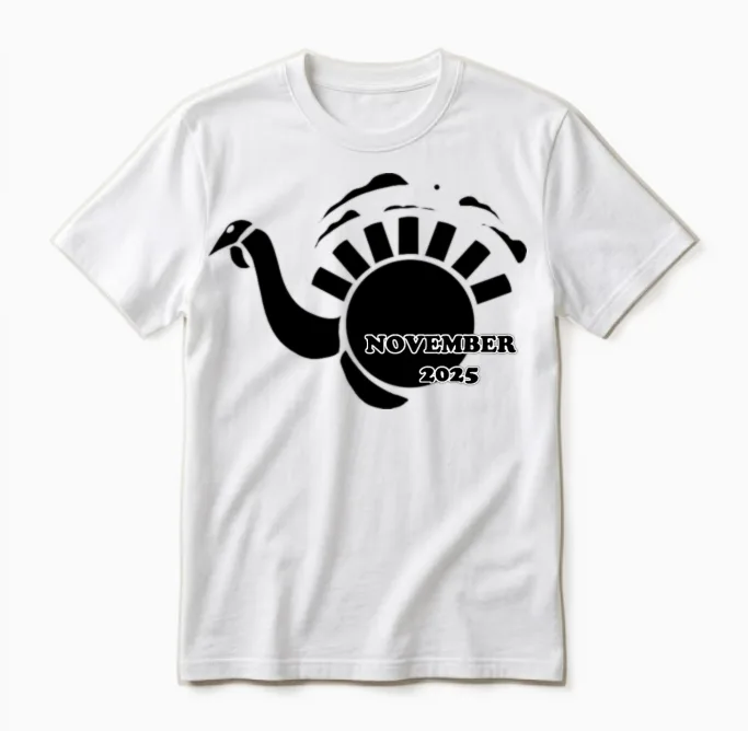 November 2025 Turkey Unisex T-Shirt in White