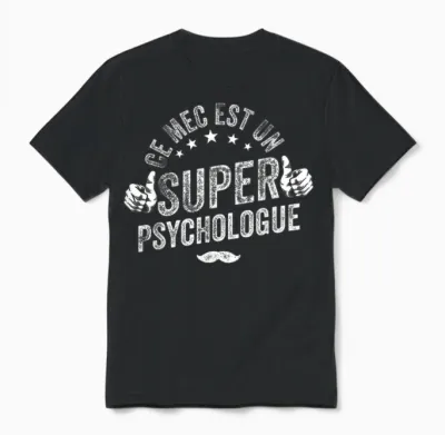 Funny Psychologist Psychologist Psychology Unisex T-Shirt - Black