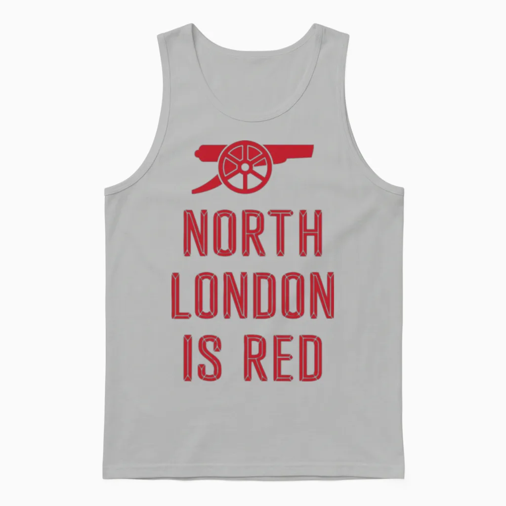 North London Unisex Tank Top in Ash