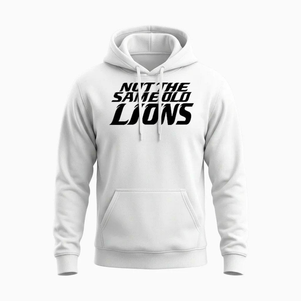 Not the Same Old Lions - Wildlife Unisex Hoodie in White