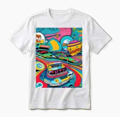 Retro 60s Unisex T-Shirt - White