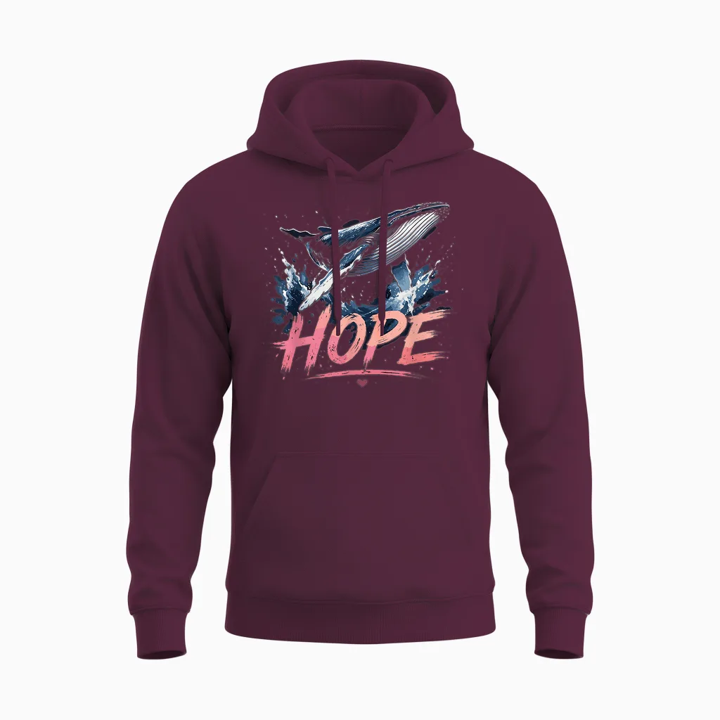 Timmy (hope) Der Buckelwal - Team Timmy Unisex Hoodie in Maroon
