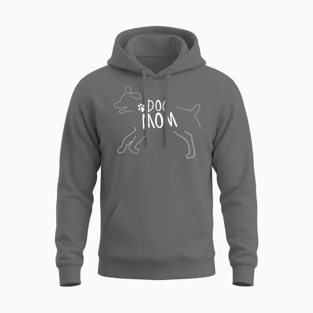 Dog - Dog Mom Mistress Unisex Hoodie in Graphite Heather