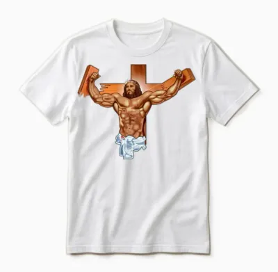 Come at Me Bro Jesus Unisex T-Shirt - White