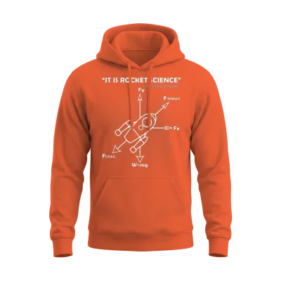 Rocket Science Unisex Hoodie - Orange