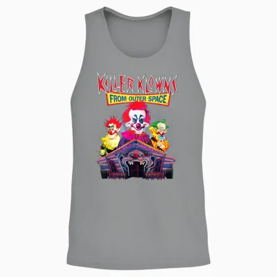 Killer Klowns from Outer Space Crazy House Unisex Tank Top - Sport Grey