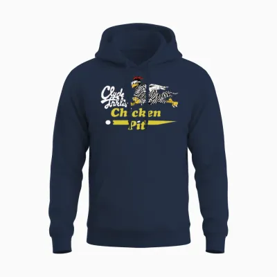 Clyde Forkles Chicken Pit Gift Unisex Hoodie - Navy