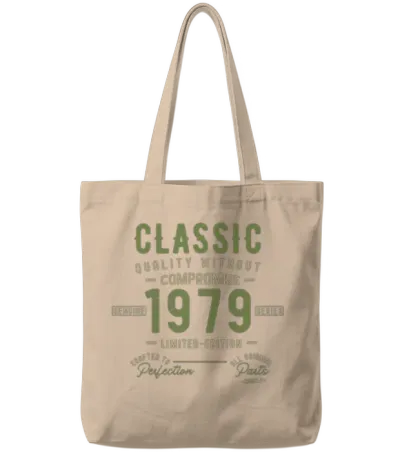 Classic 1979 – Timeless Vintage Edition Tote Bags - Natural
