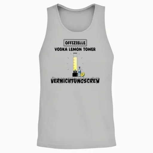 Wodka Vodka Lemon Tower Malle Party Unisex Tank Top - Ash