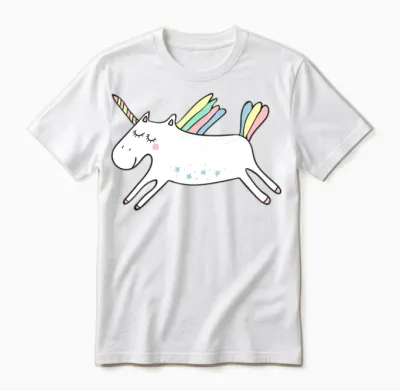 Unicorn Unisex T-Shirt - White