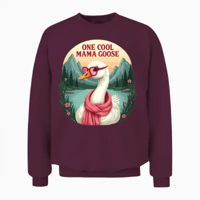 Special Mother's Day Gift for Moms, Grandmas, Unisex Sweatshirt - Maroon