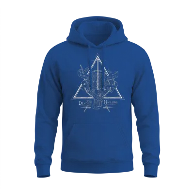 Harry Potter the Deathly Hallows Unisex Hoodie - Royal