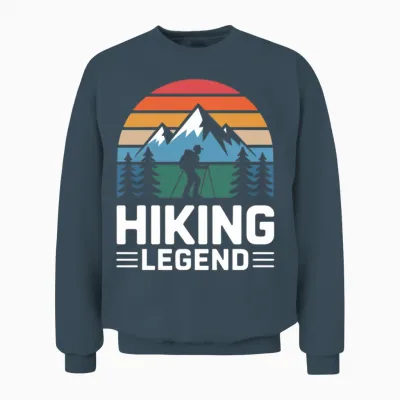 Hiking Lover Unisex Sweatshirt - Dark Heather