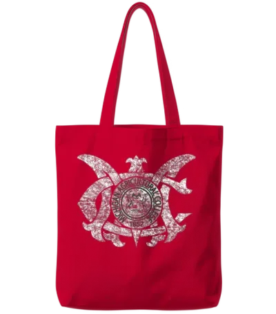 Old Mac Agriculture College Michigan Tote Bags - Red