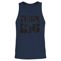 Think Big (arnold Schwarzenegger) Unisex Tank Top - Navy – 2